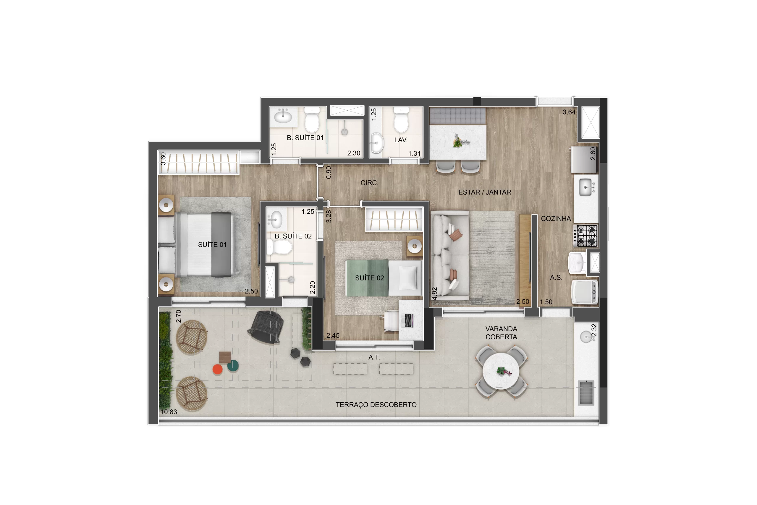 05.STM_PLANTA TIPO B GARDEN_COM CAIXILHO_COM COTAS_R01