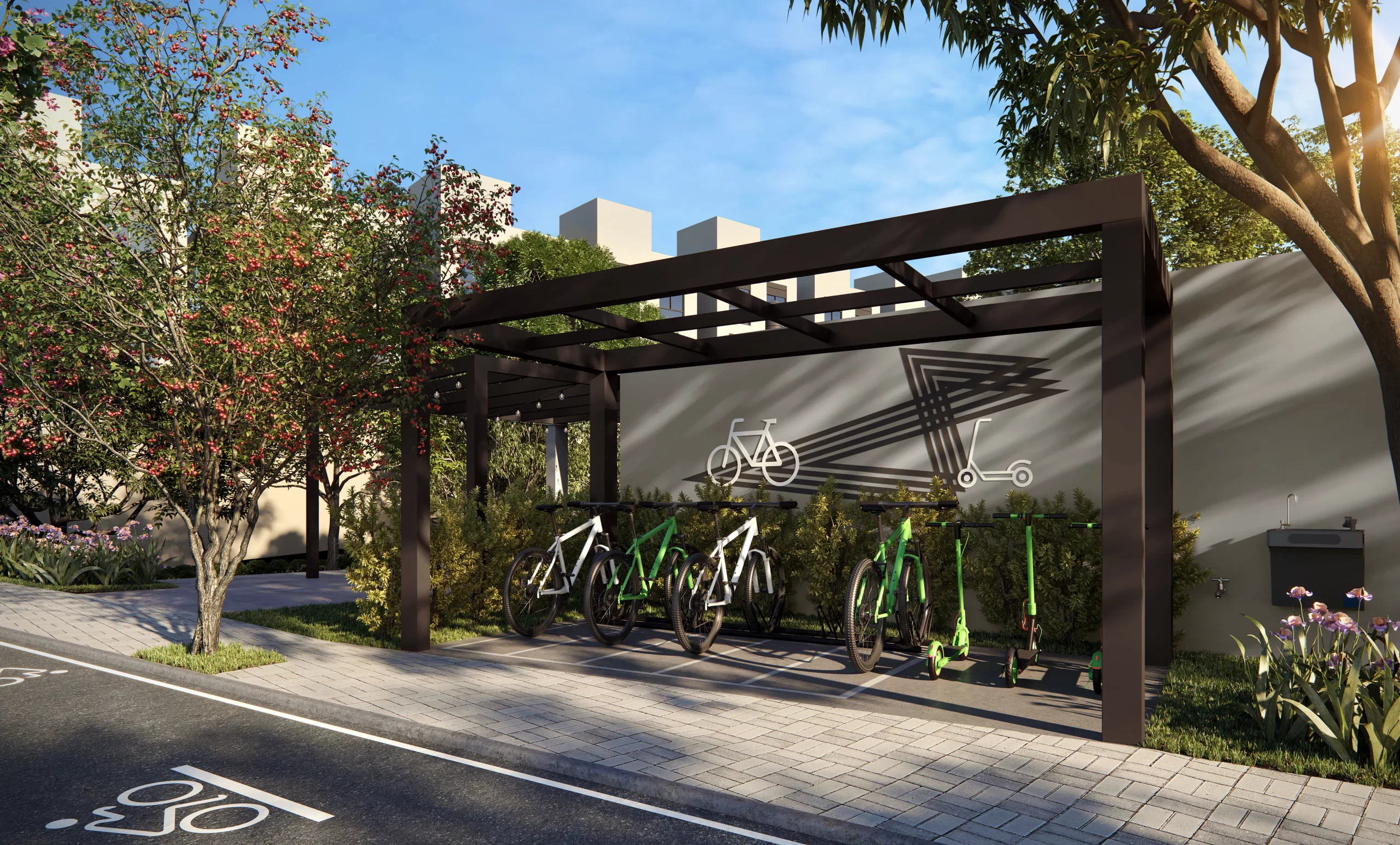 16-BICICLETÁRIO E PATINETE R1