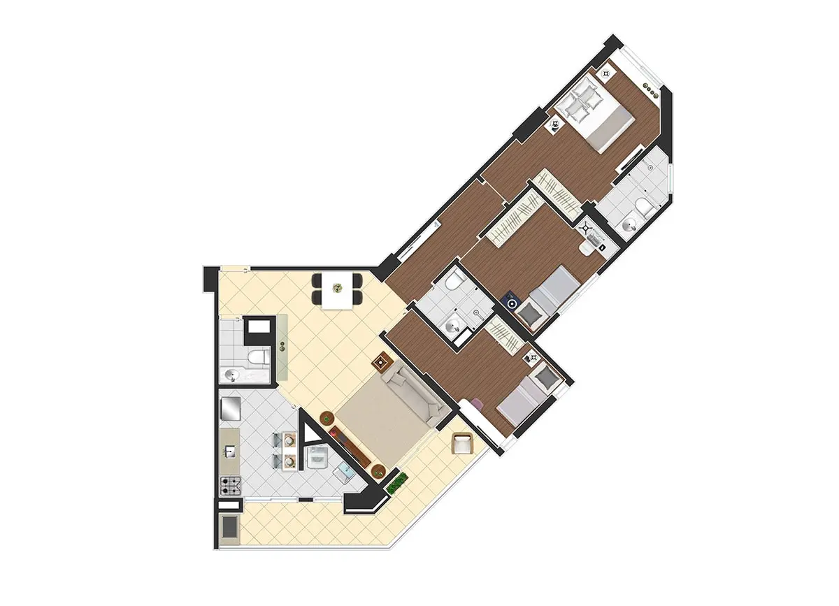 Apto final 1 3 dorms 1 suite