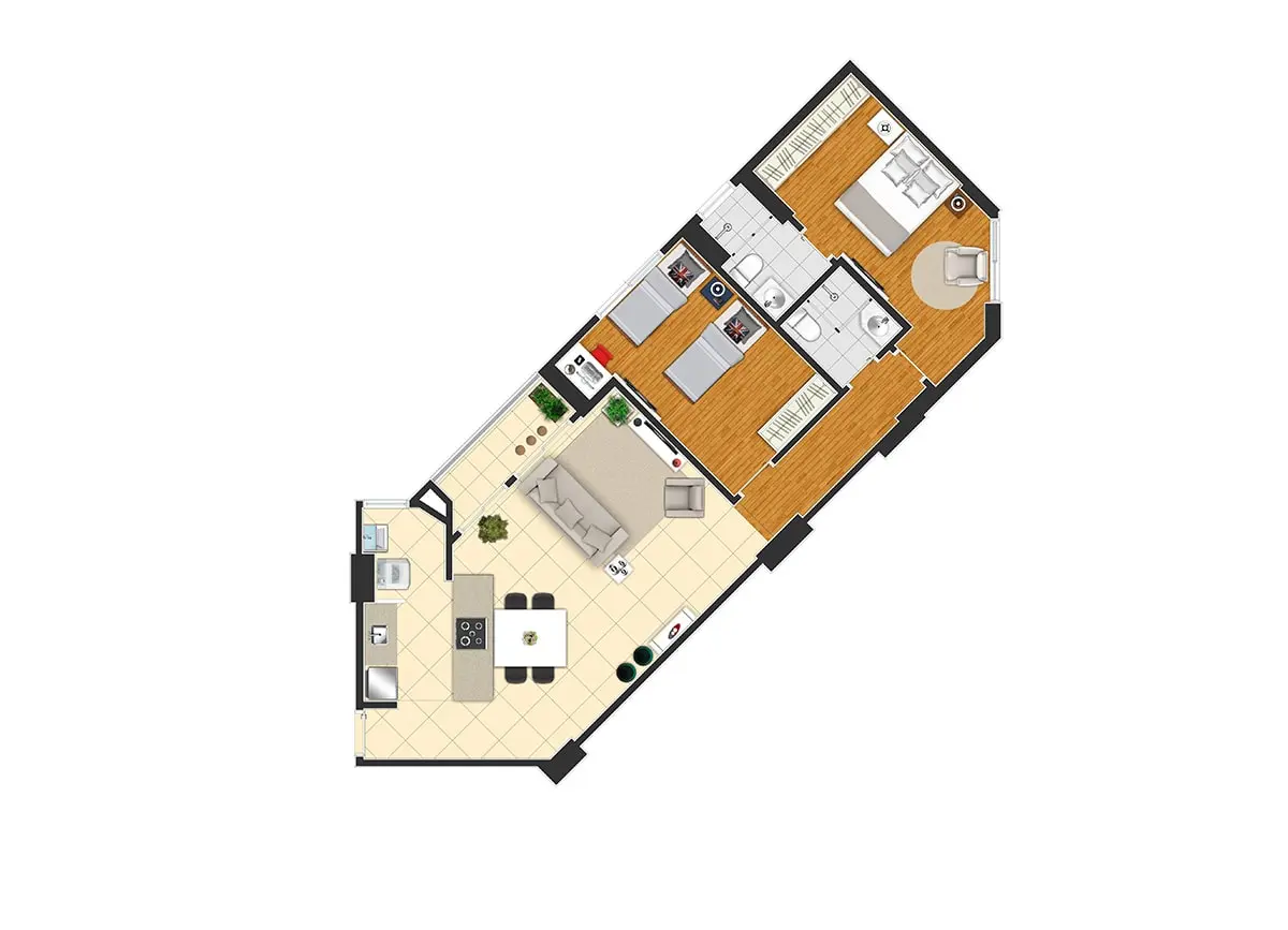 Apto final 2 2 dorms 1 suite