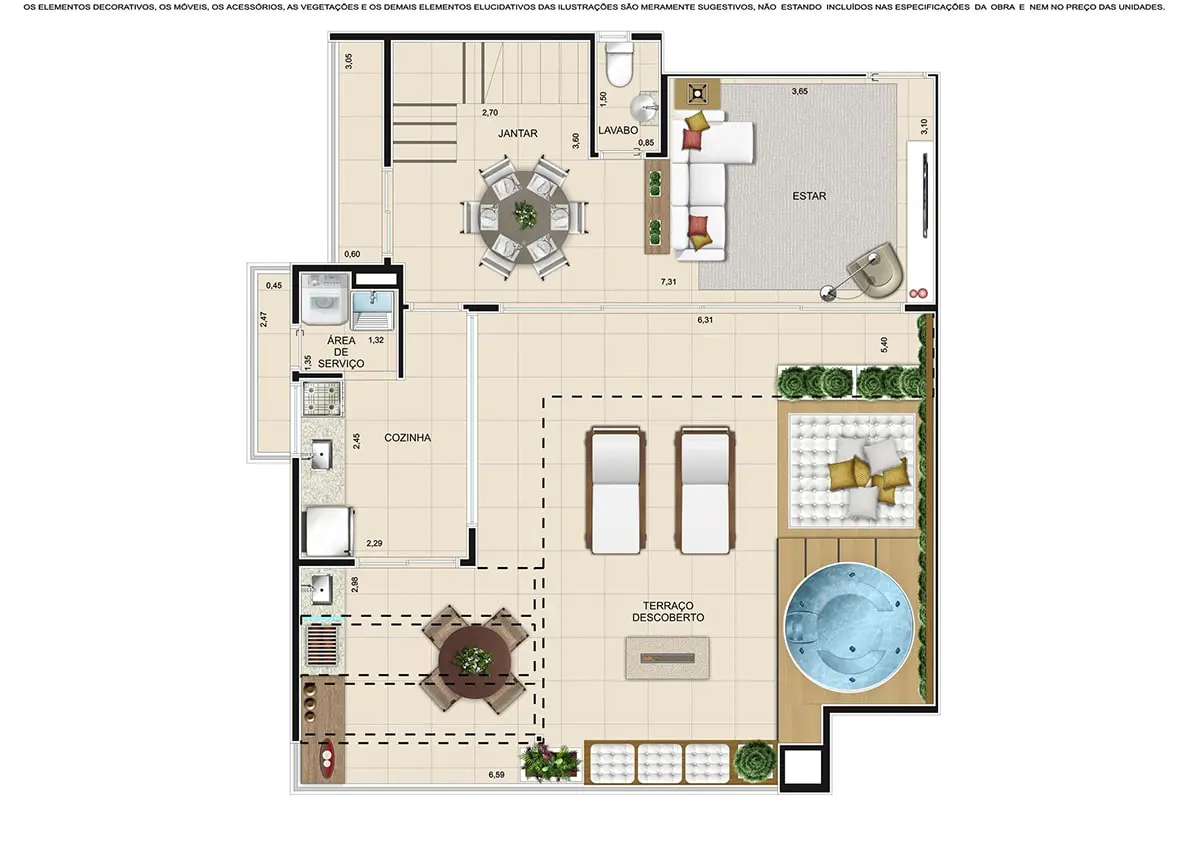 Cobertura final 1 Piso Inferior