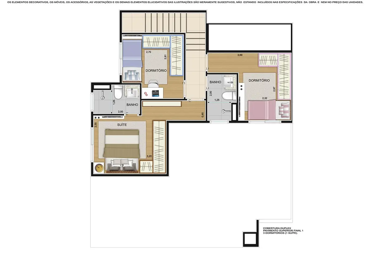 Cobertura final 1 Piso Superior