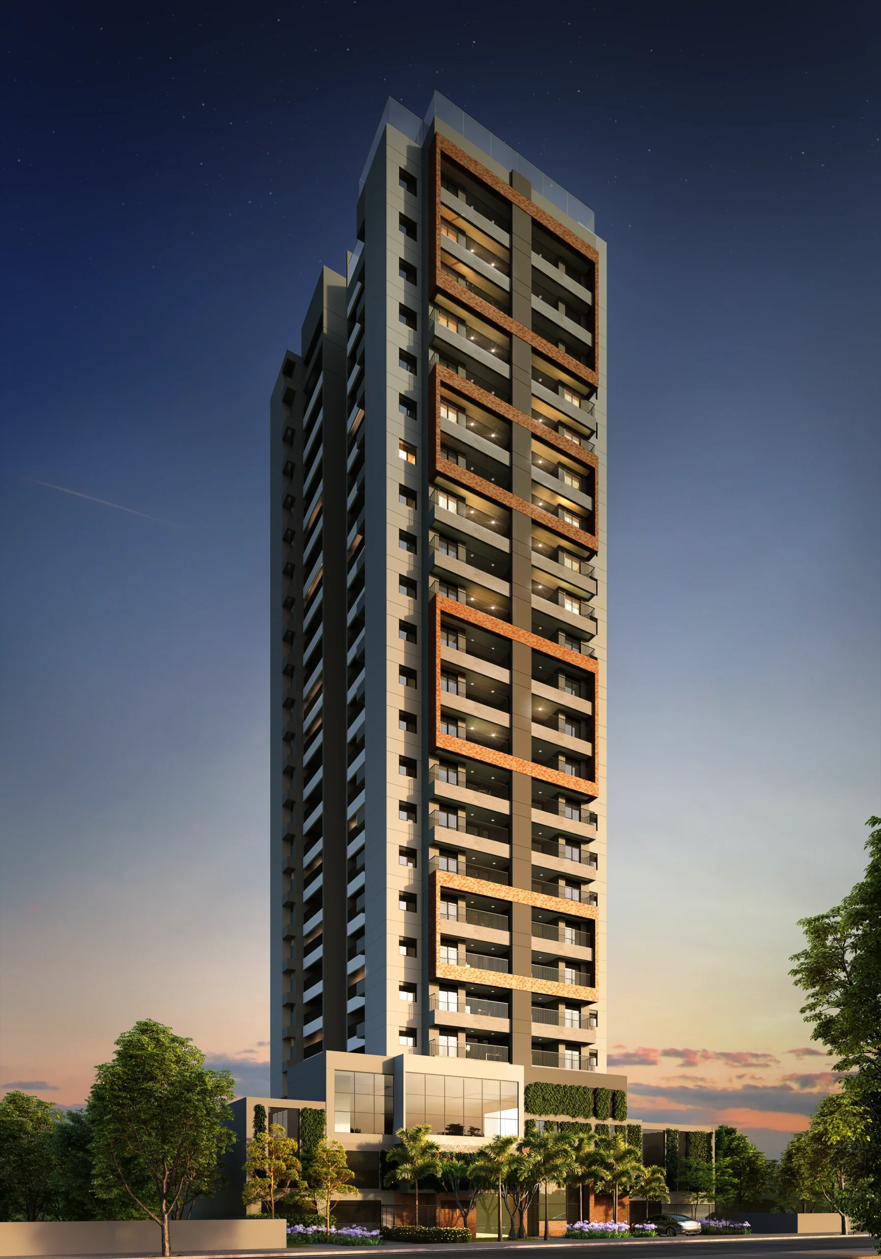 FACHADA FIM DE TARDE