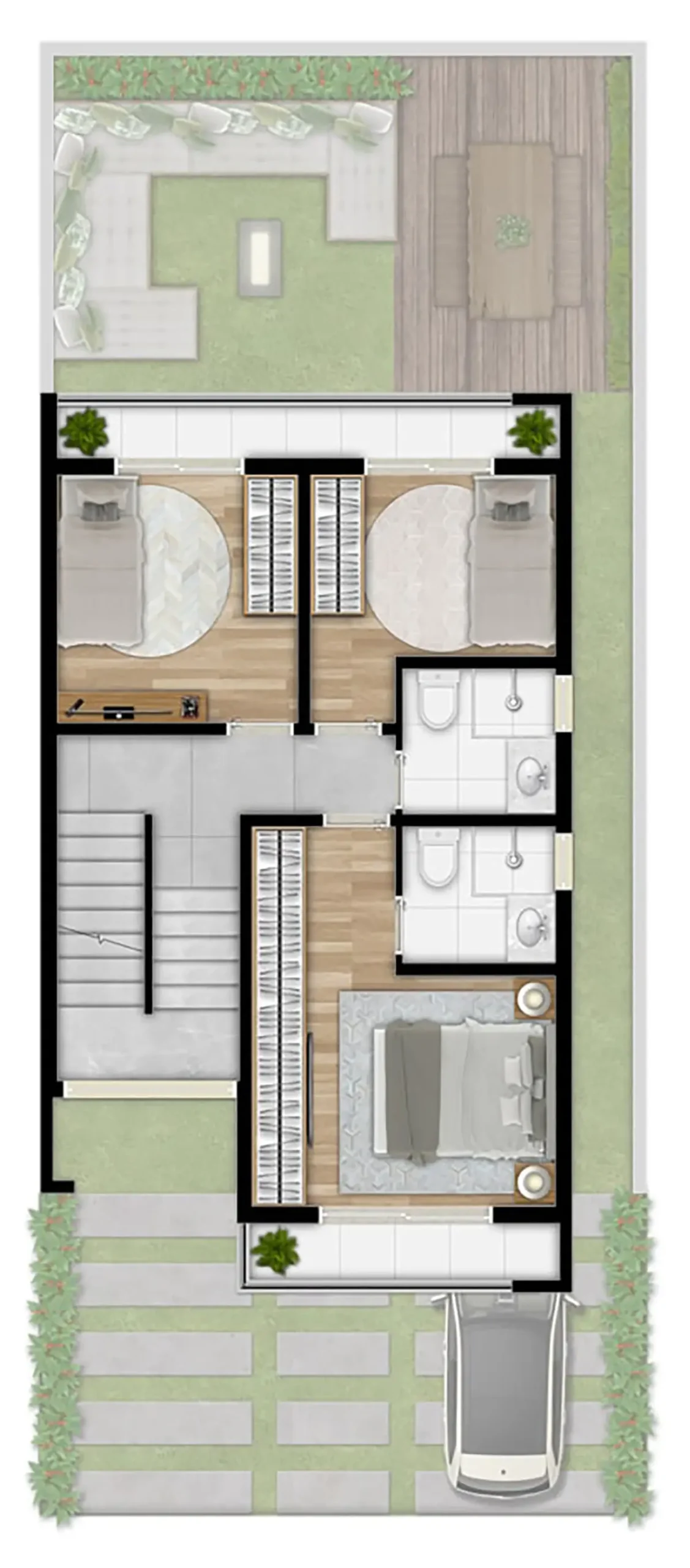 Planta 120m² Pavimento 1 R03