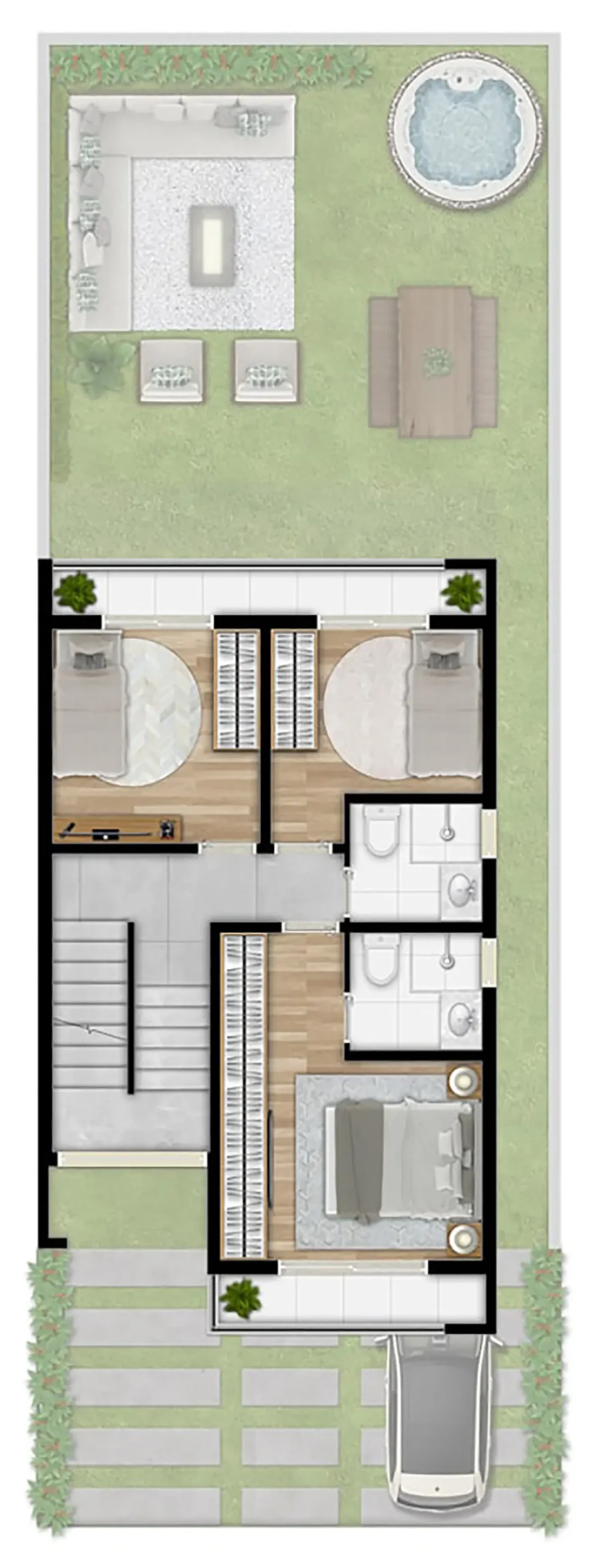 Planta 170m² Pavimento 1 R04