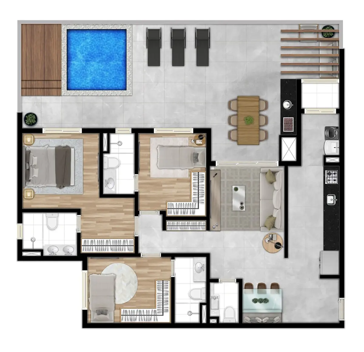 Planta AP tipo A Garden R02