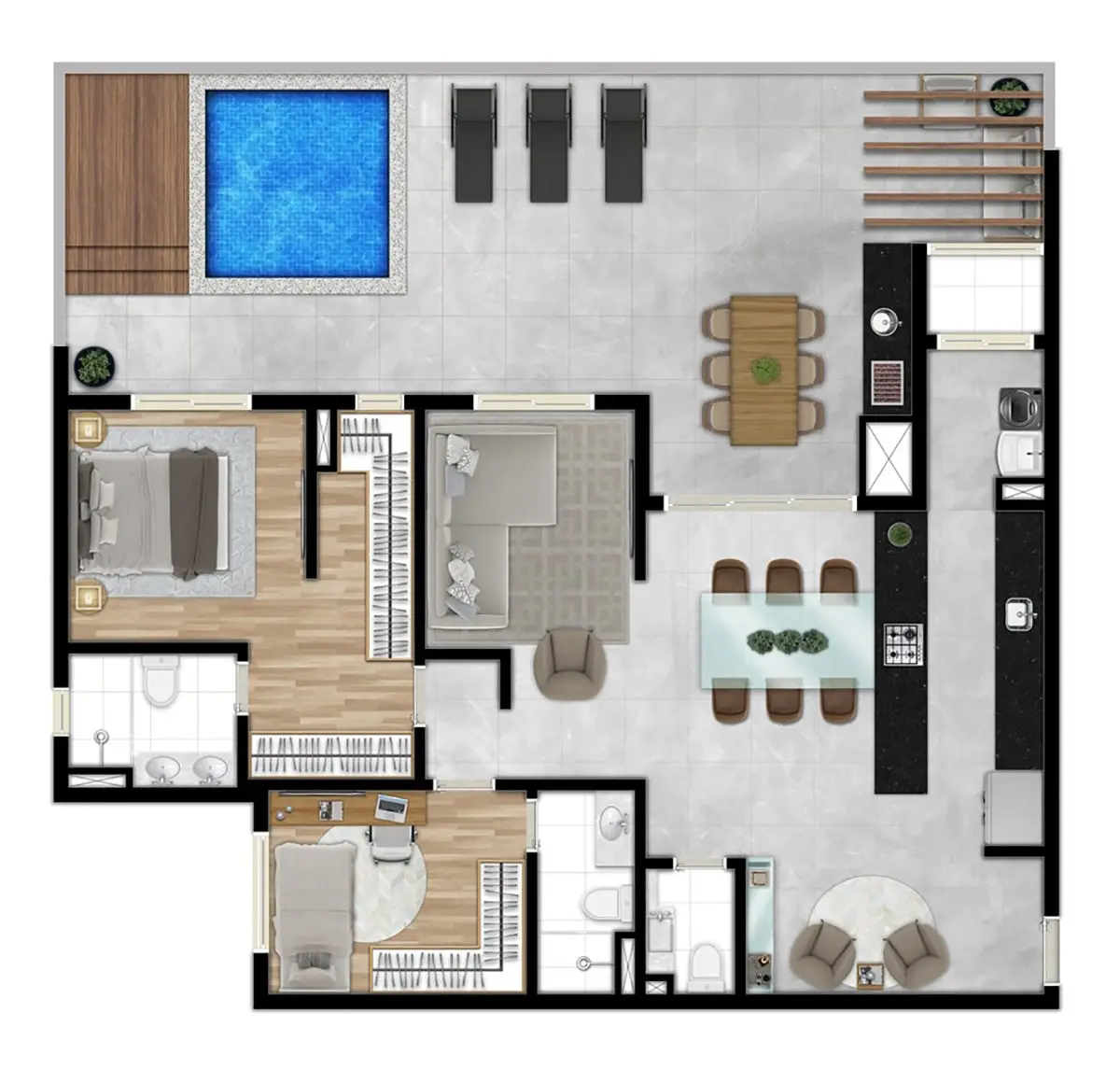 Planta AP tipo A Garden ampliada R02