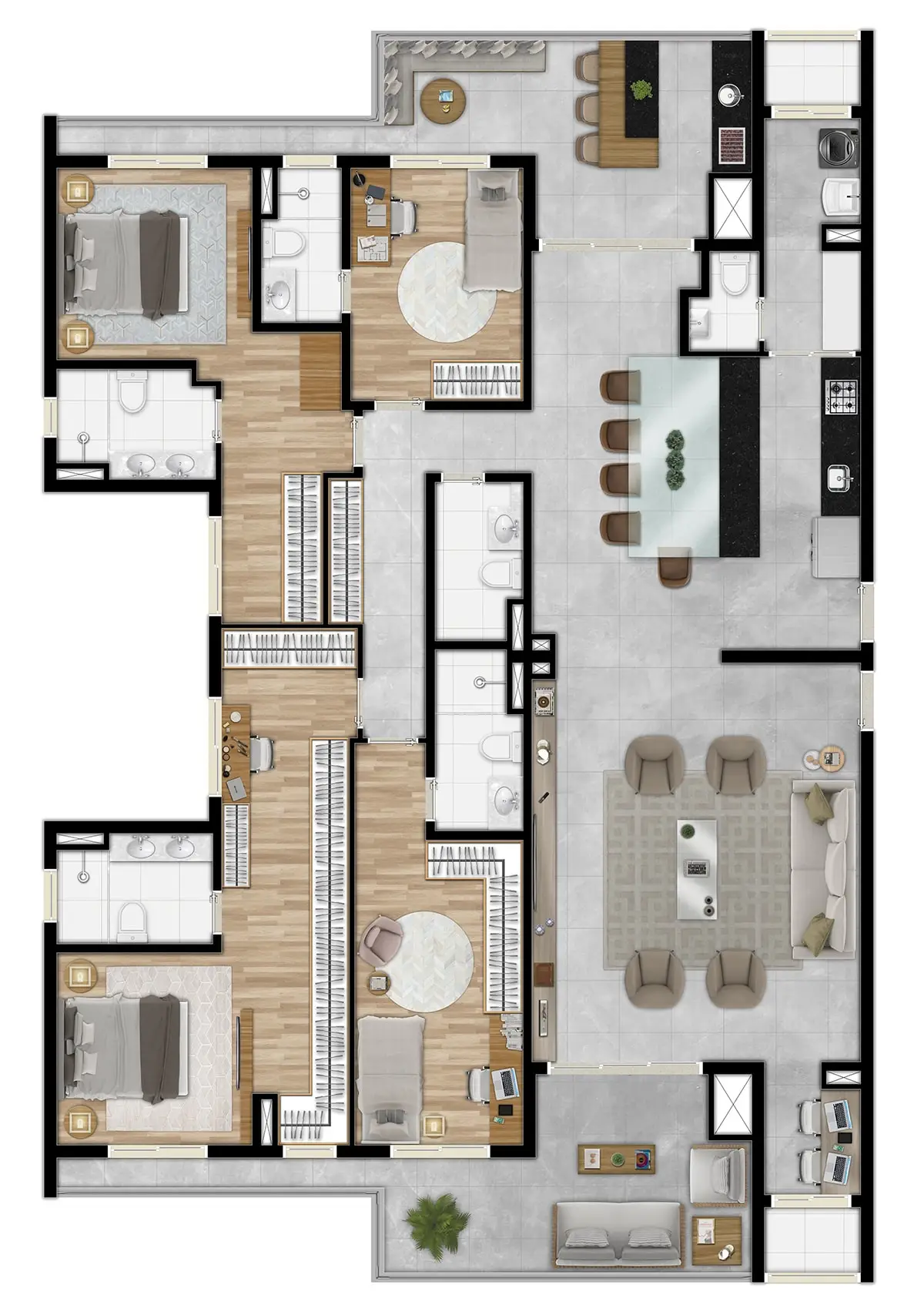 Planta AP tipo A Junção R01