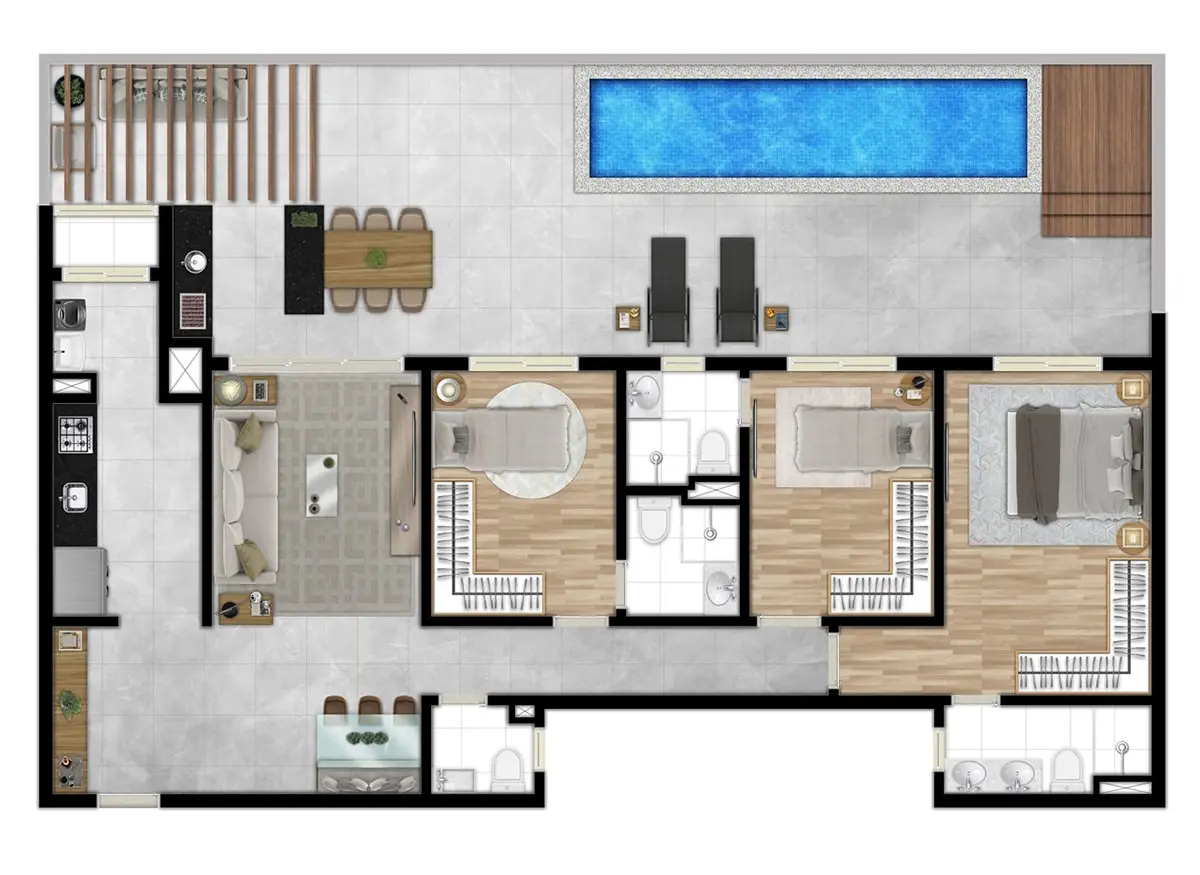 Planta AP tipo B Garden R03