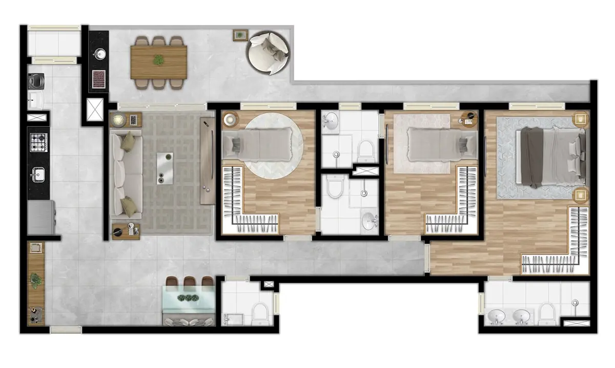 Planta AP tipo B R03