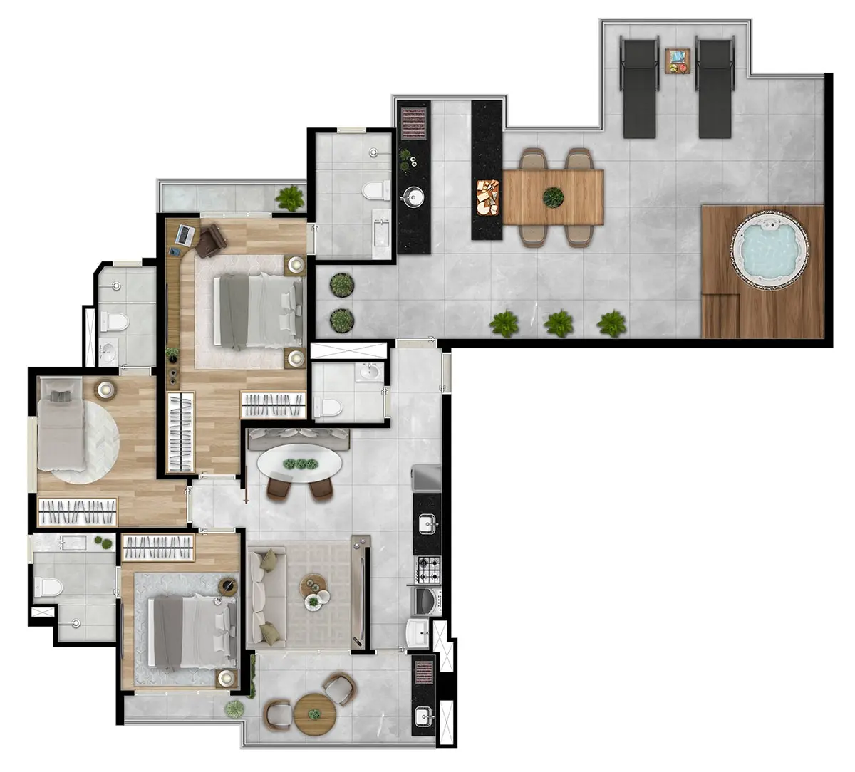 Planta Premium Cobertura Comum