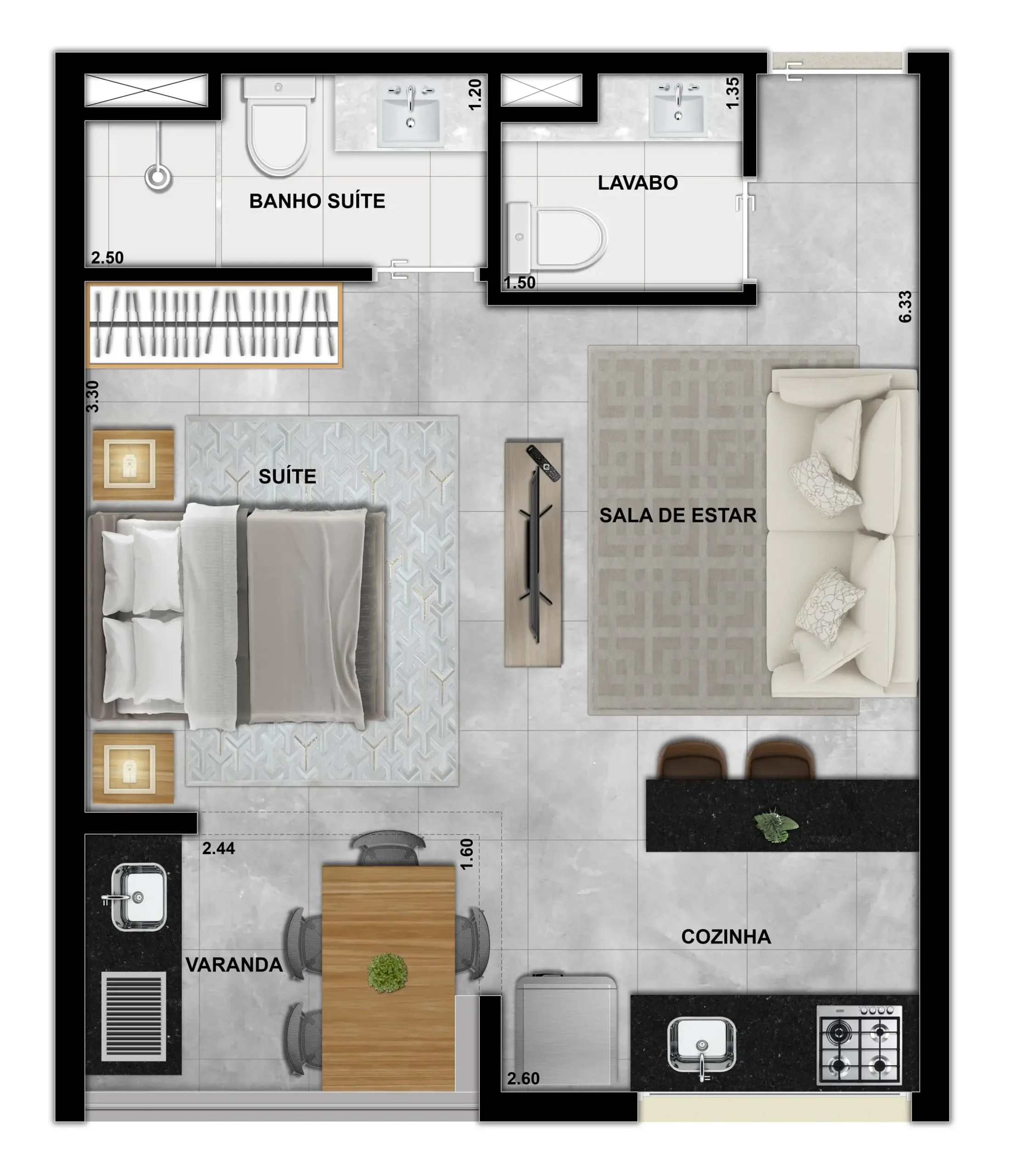 Planta Tipo C Opção