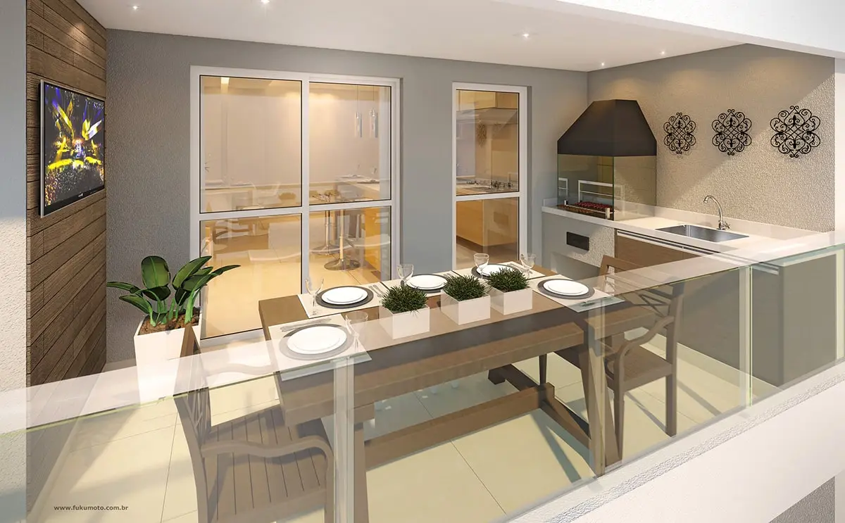 Terraço apartamento tipo A