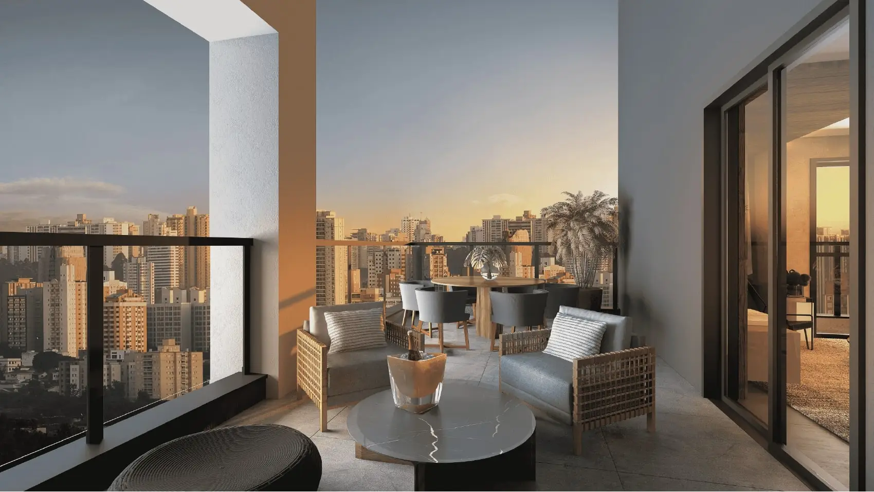 Varanda Cobertura Duplex