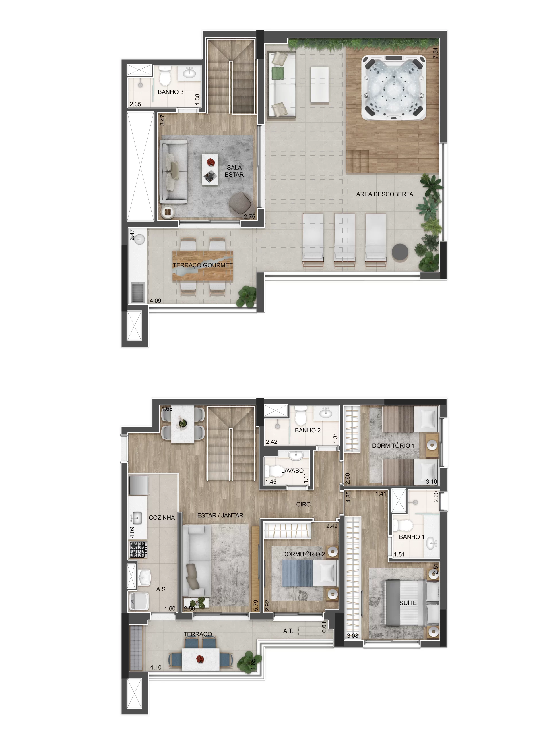 DUPLEX 167M²