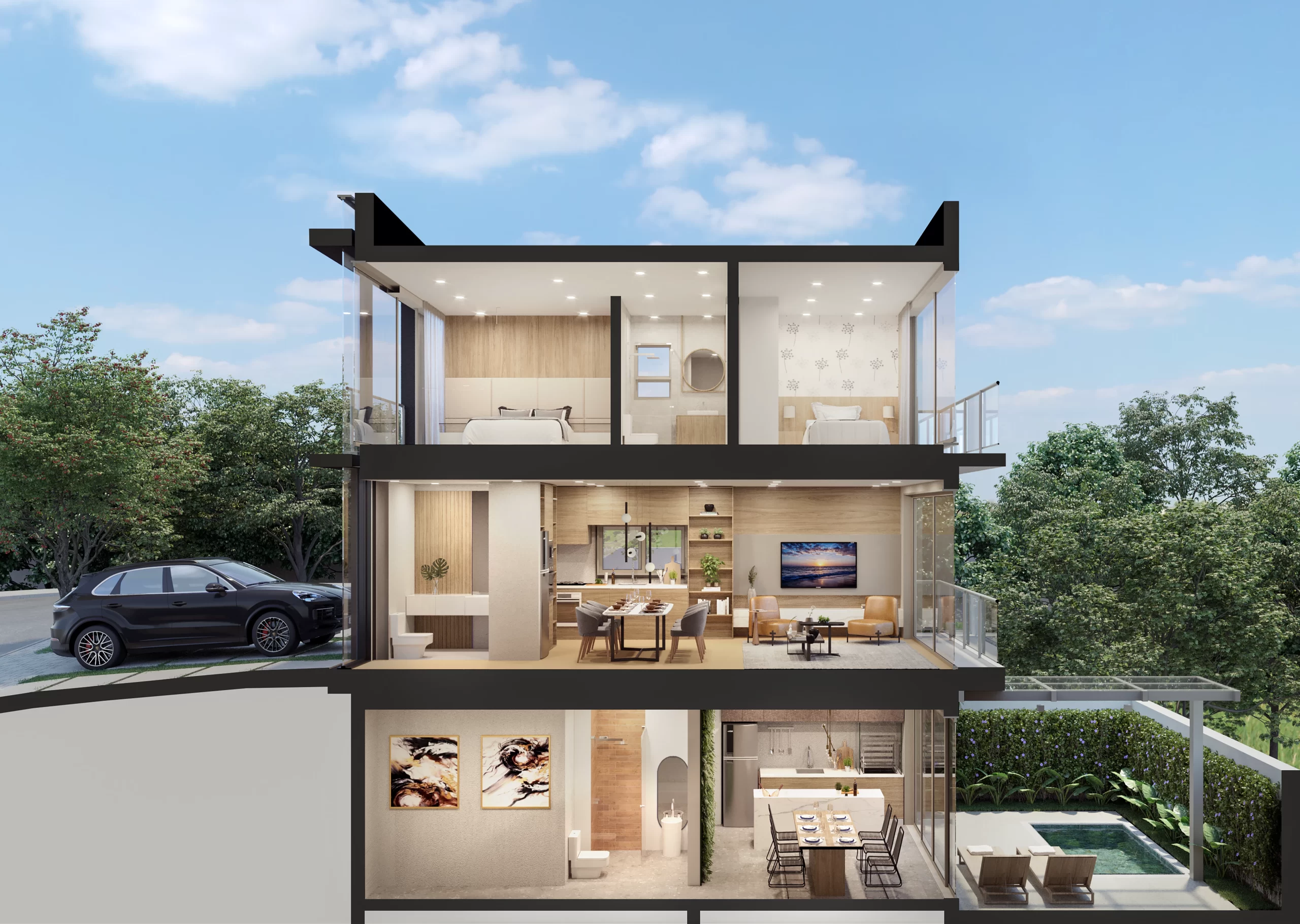 KM20 CORTE TRIPLEX INVERTIDO ALTA