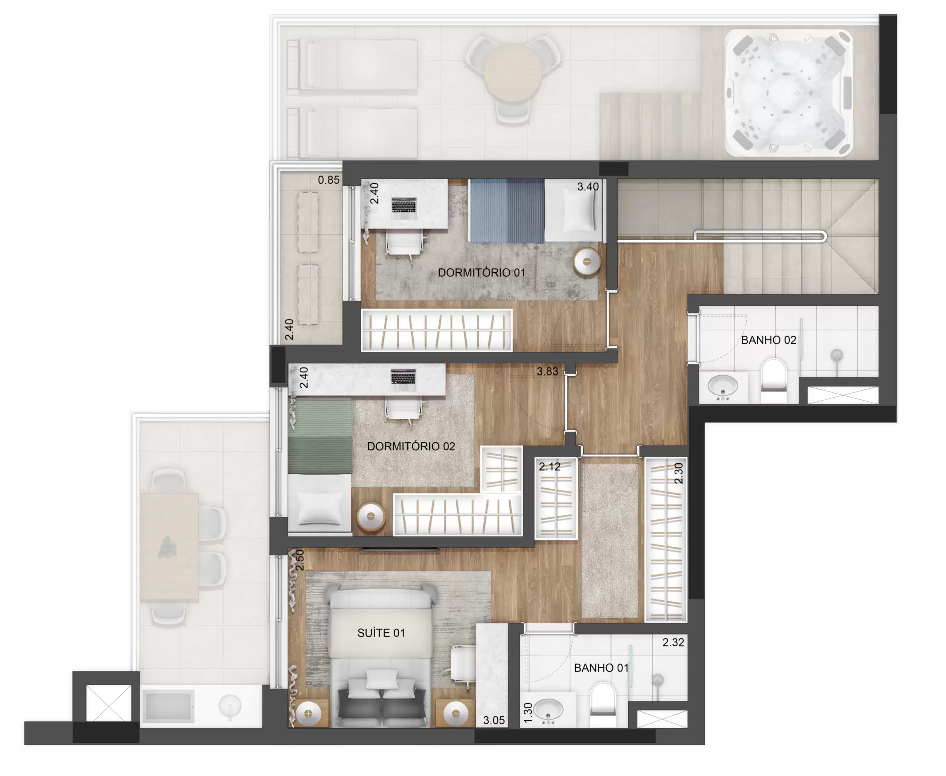 VY4 138 COBERTURA SUPERIOR COTAS