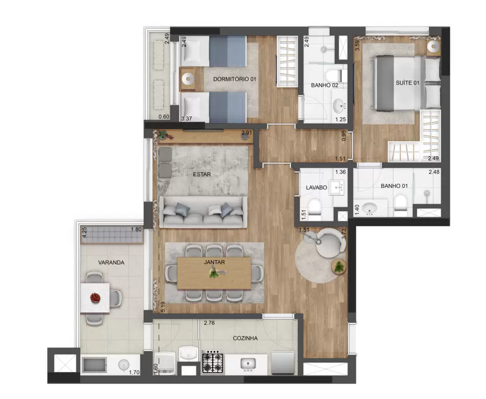 VY4 83 SALA AMPLIADA COTAS